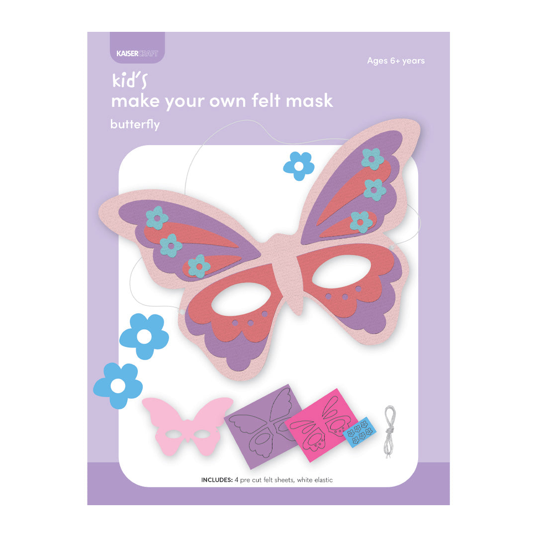 Make Your Own Felt Mask - Butterfly